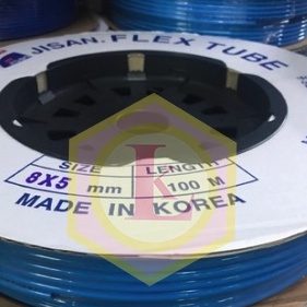 Ống nhựa PU mềm dẫn hơi, khí nén, dây cuộn 100m, hiệu Jisan, chính hãng Hàn Quốc