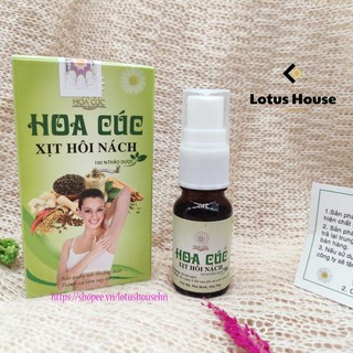 Xịt hôi nách hoa cúc thơm tho ngay sau 2 liệu trình