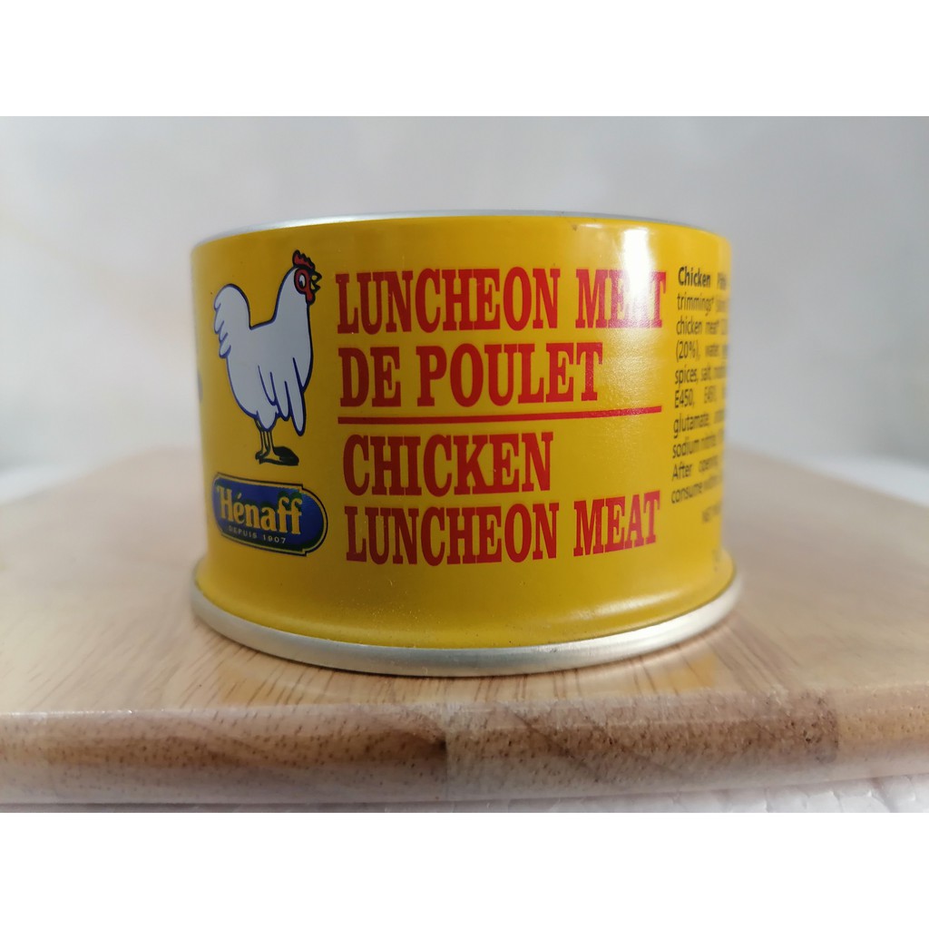[Hộp VÀNG 140g] PA TÊ GÀ TÂY [France] HENAFF Chicken Luncheon Meat