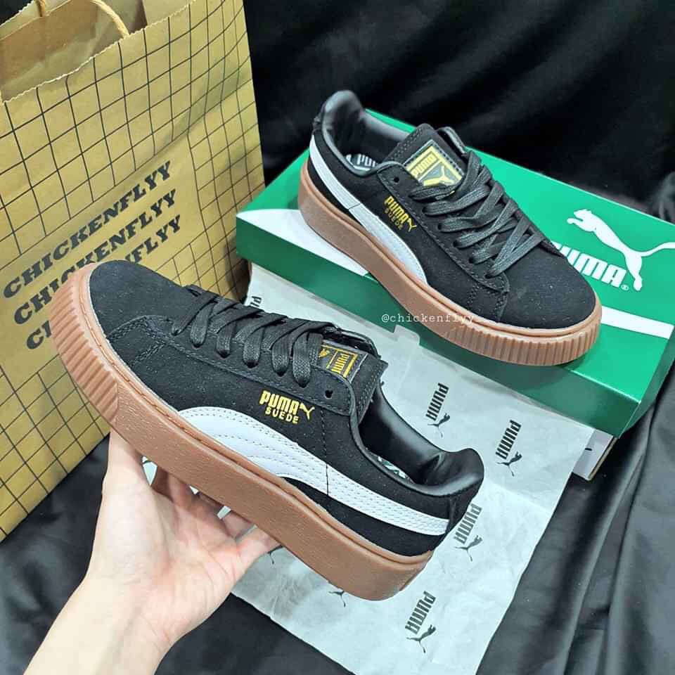 Giày puma cao cấp mầu xanh Cao Cấp