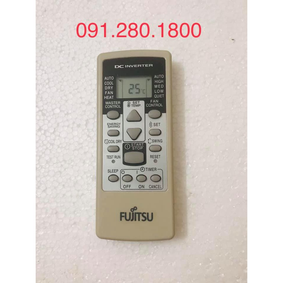 Điều khiển điều hòa, remote máy lạnh FUJITSU DC INVERTER