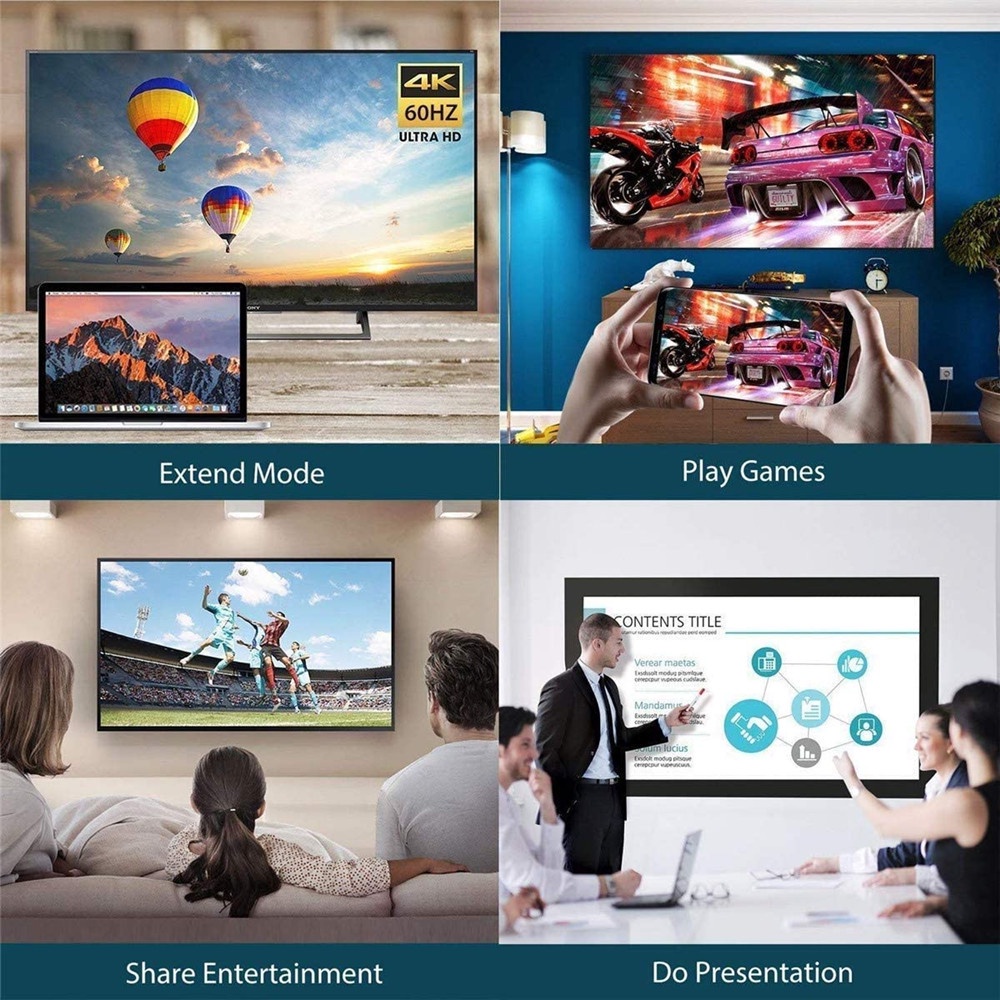 Cáp ChuyểN ĐổI Usb 3.0 Sang Vga 1080P 60hz Chuyên DụNg Cho MáY TíNh