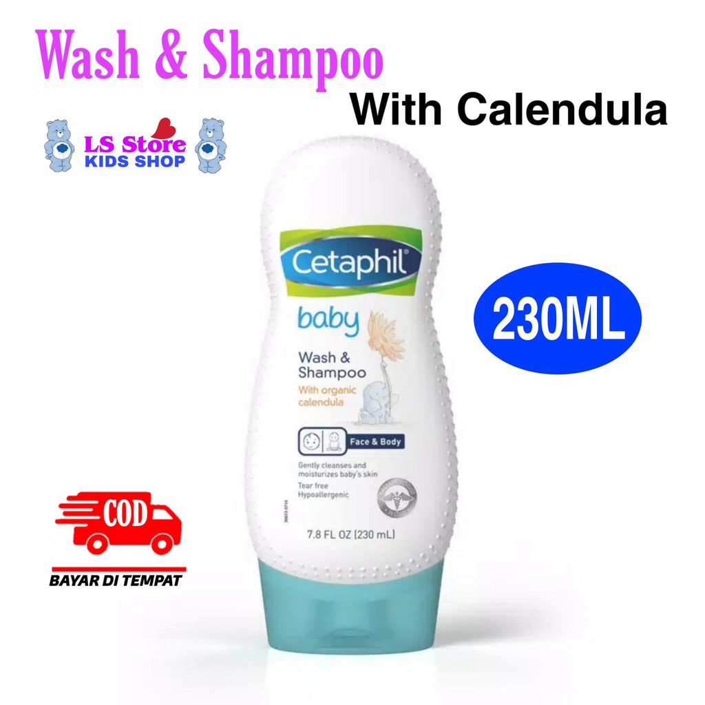 CETAPHIL (Hàng Mới Về) Xà Phòng Gội Đầu Cetapil 2 Trong 1 230 ml Cho Bé