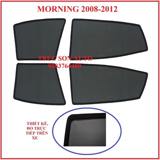 Kia morning 2008-2012 rèm che nắng chắn nắng ô tô theo xe gắn nam châm