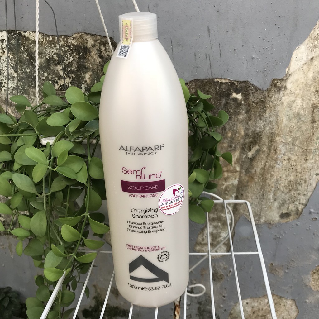 Dầu gội chống rụng tóc Alfaparf Milano Semi Di Lino Scalp Care Energizing Shampoo 1000ml