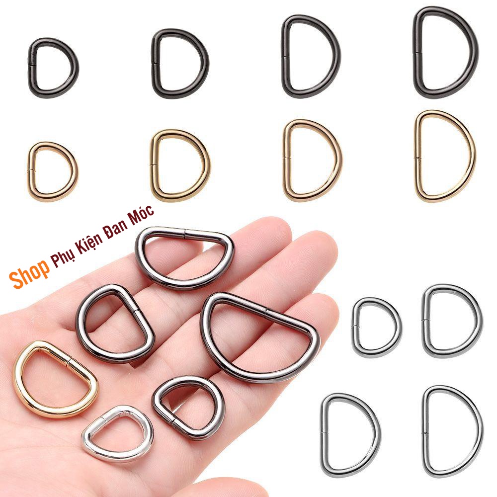 Cặp Khoen Chữ D Loại Tốt - Phụ Kiện Túi Ví