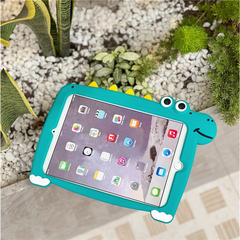 Ốp Máy Tính Bảng Silicone Có Tay Cầm Cho iPad Mini 1 2 3 4 5 6 Air 9.7" 10.2" 5th/6th/7th/8th/9th Gen Pro 10.5" 10.9" 11" 2017/2018/2019/2020/2021
