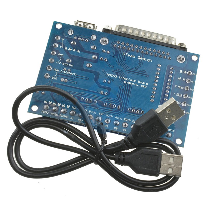 1 Máy Khắc 5 Trục Mah3 CNC Kèm Động Cơ Bước