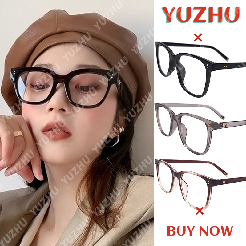 Mắt Kính Gọng Vuông Oversize Đơn Giản Phong Cách Hàn Quốc