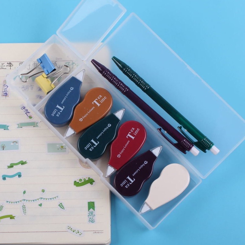 Set 6 bút xóa kéo nhiều màu sắc