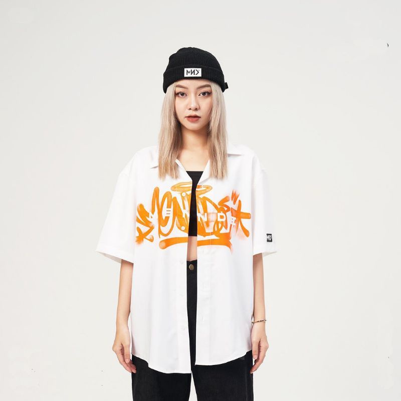 áo sơ mi Mende Spray unisex nam nữ