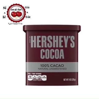 Bột cacao Hershey’s cocoa powder (Hershey’s cocoa Natural Unsweetened 100% cacoa tự nhiên -226g