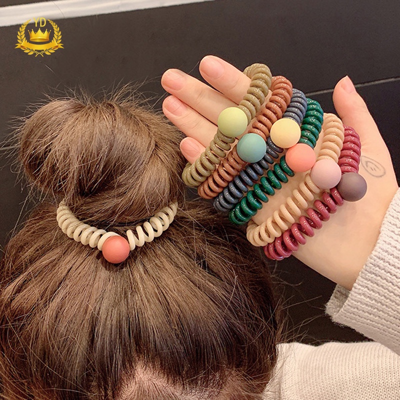 Dây Cột Tóc Lò Xo Đơn Giản Thời Trang Hàn Quốc YKD HB