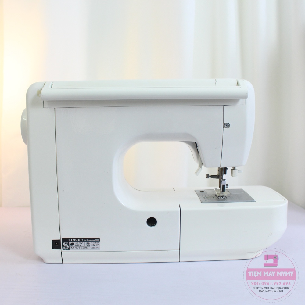 Máy May Gia Đình Mini Nhật Bản Singer Computer 9800 Có Nhiều Đường May Thêu Trang Trí May Khỏe Chạy Êm Không Kén Vải