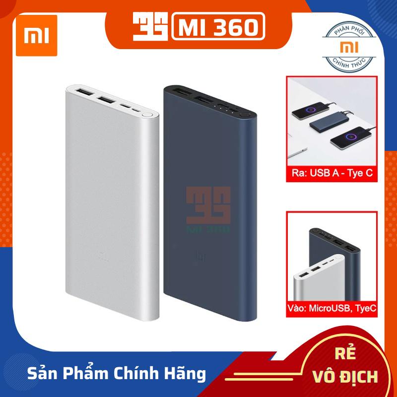 Pin Sạc Dự Phòng Xiaomi 10000mAh Gen 3 18W✅ Sạc Cùng Lúc 2 Thiết Bị, Sạc Nhanh 18W✅ Hàng Chính Hãng