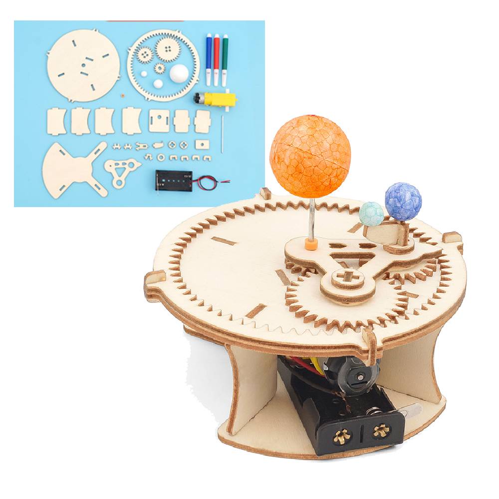 Đồ Chơi Thông Minh Cho Bé STEM Khoa Học và Công Nghệ Tự Làm Trái Đất Mặt Trăng Mặt Trời Lắp Ráp Thông Minh