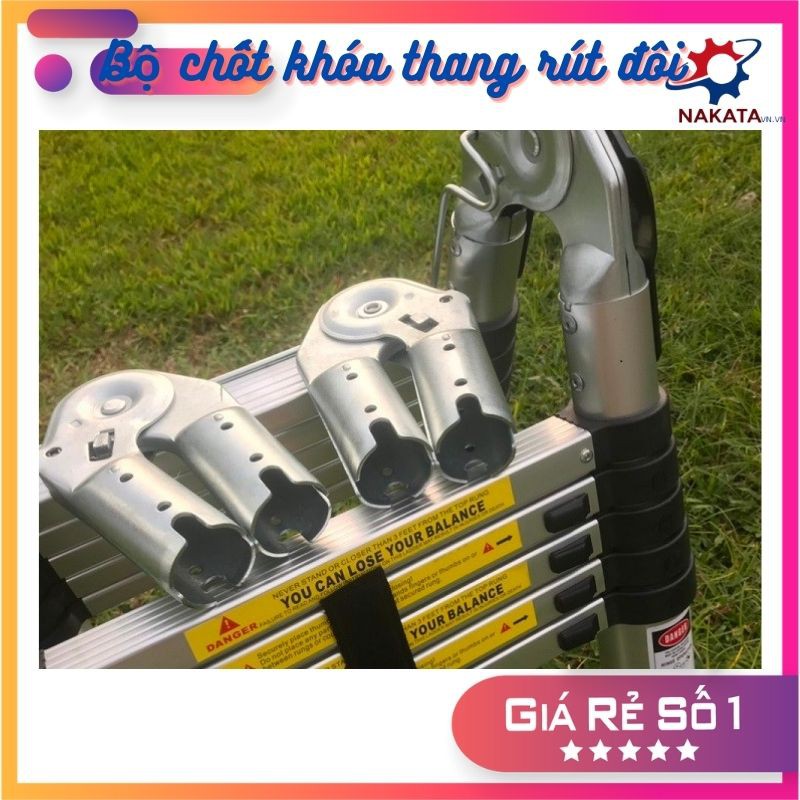 Bộ khóa thang nhôm rút đôi chữ A