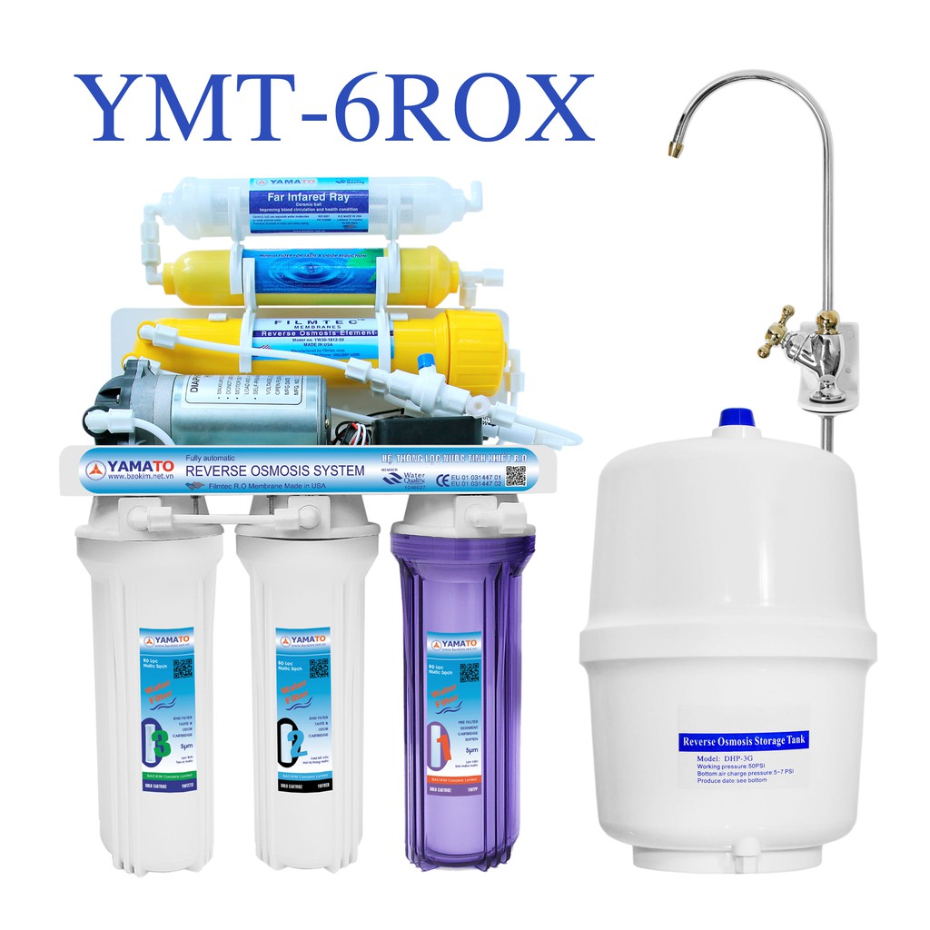 Máy lọc nước R.O YAMATO 6 cấp lọc YMT6ROX