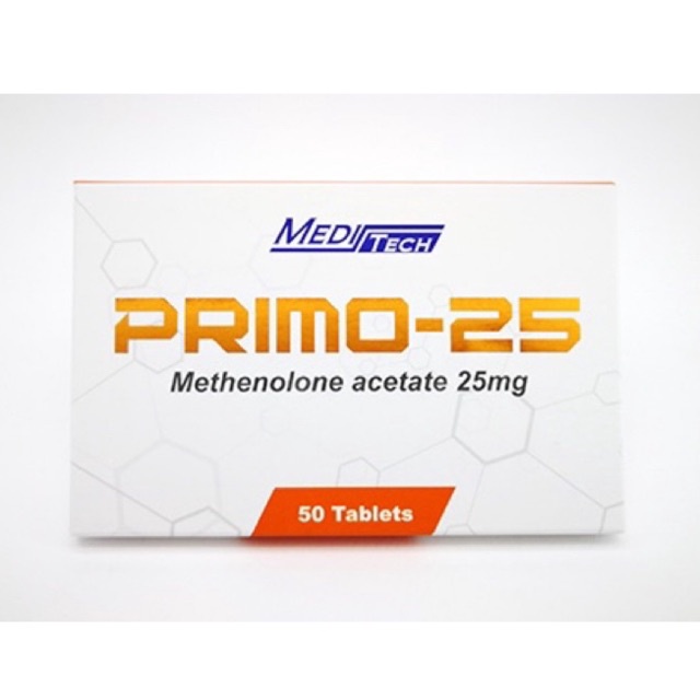 Primo 25 Meditech Hộp 50 Viên Hỗ Trợ Tăng Cơ, Giảm Mỡ Trong Thể Hình