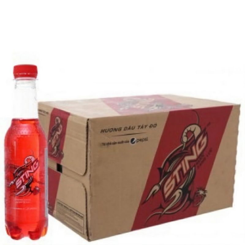 Hỏa Tốc - Thùng 24 chai Nước tăng lực Sting 330 ml