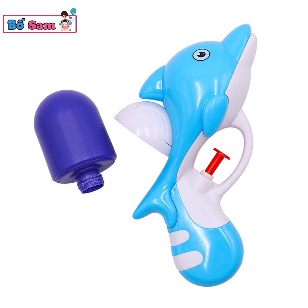 Súng nước hình cá heo giá rẻ vui đùa vận động ngoài trời cho bé Shop Bố Sam