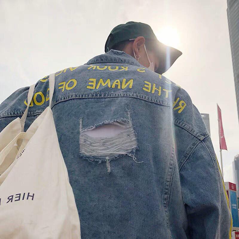 Áo Khoác Jean (Denim Jacket) Nam Nữ YAYSHOP cá tính cực ngầu - UNISEX
