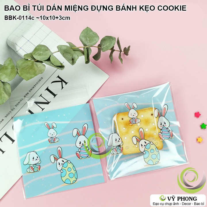 TỔNG HỢP BAO BÌ TÚI NHỰA DÁN MIỆNG 10x10 +3cm ĐỰNG BÁNH KẸO COOKIE LÀM QUÀ TẶNG CHO CÁC QUÁN CÀ PHÊ TRÀ SỮA BBK-0114