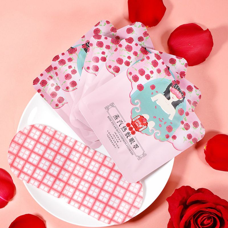 Set 10 Miếng Dán Giữ Ấm Giúp Thư Giãn Cho Mắt Khi Ngủ