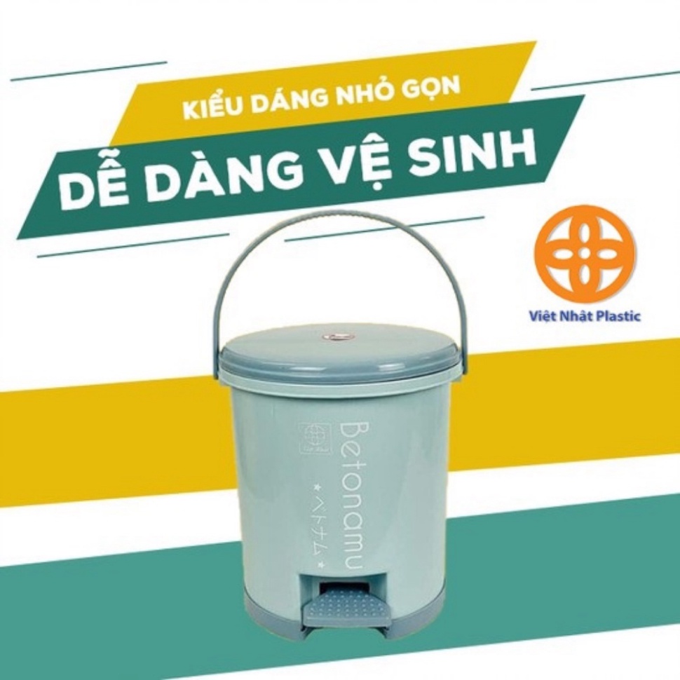 thùng rác thông minh betonamu, thùng rác nhựa đạp chân để văn phòng nhà bếp