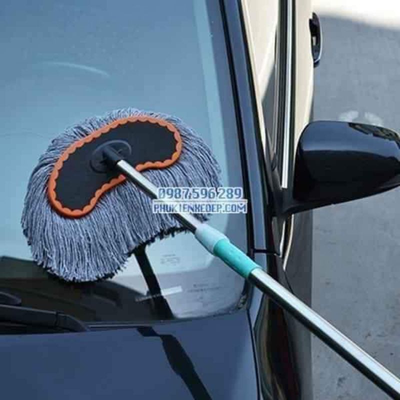 Chổi lau rửa xe chuyên dụng cán dài