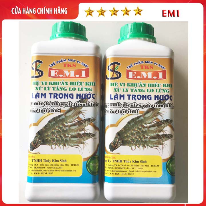 Men Vi Sinh TKS-E.M.1 LÀM TRONG NƯỚC AO HỒ - Thủy Sản