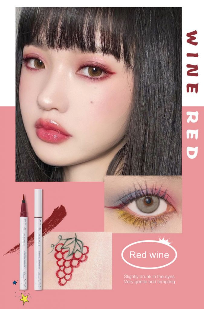 [Hàng mới về] Bút kẻ mắt NOVO dạng lỏng màu lì trang điểm lâu trôi mau khô kháng nước nhiều màu tùy chọn | BigBuy360 - bigbuy360.vn