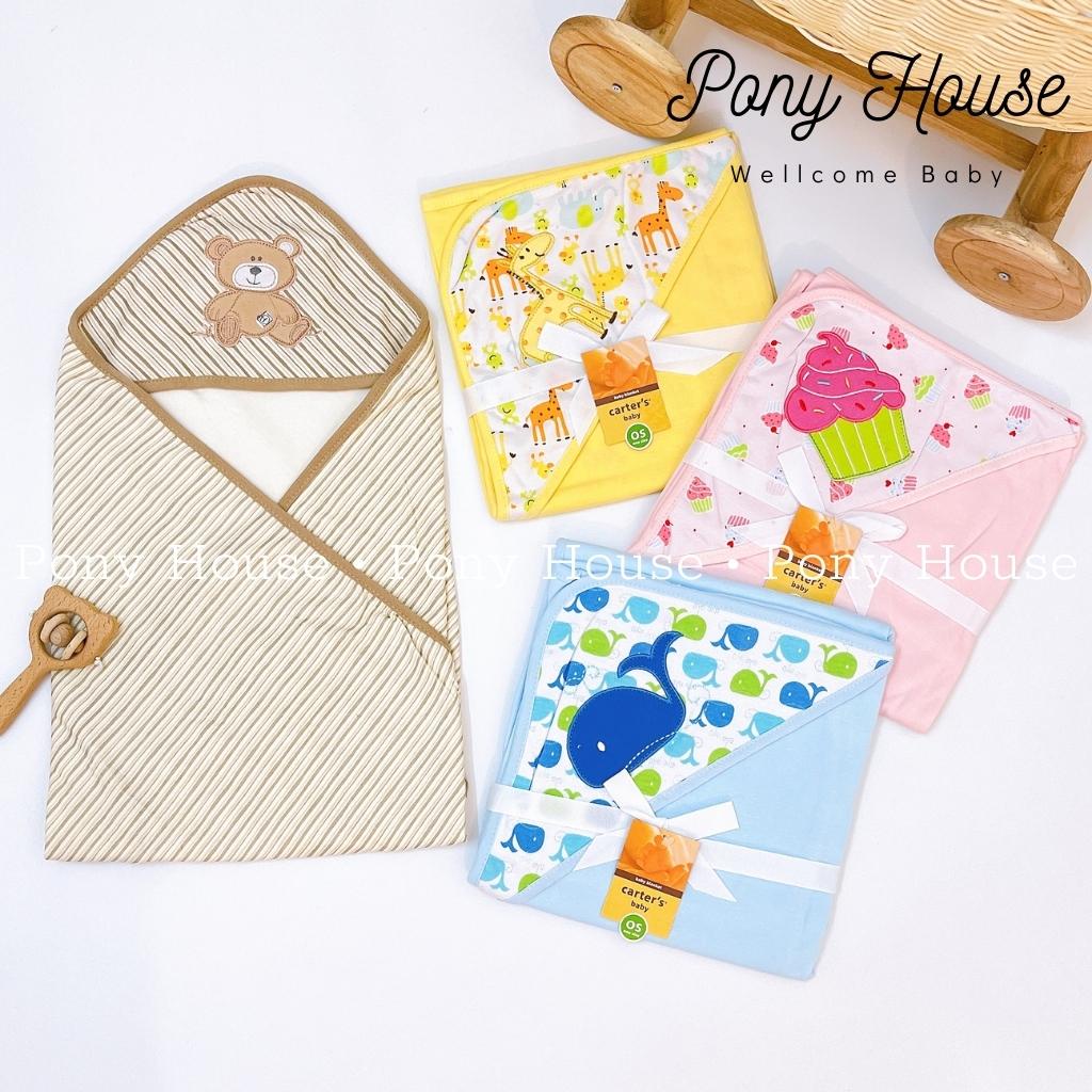 Chăn Ủ Choàng Catter - Chăn Ủ Úm Choàng Cotton Mềm Mịn Dày Dặn Siêu Mềm Mịn Cho Bé Sơ Sinh KT 80x80Cm