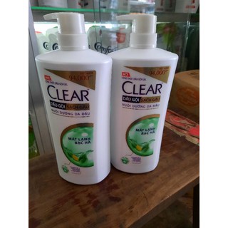 Dầu gội Clear bạc hà 900g