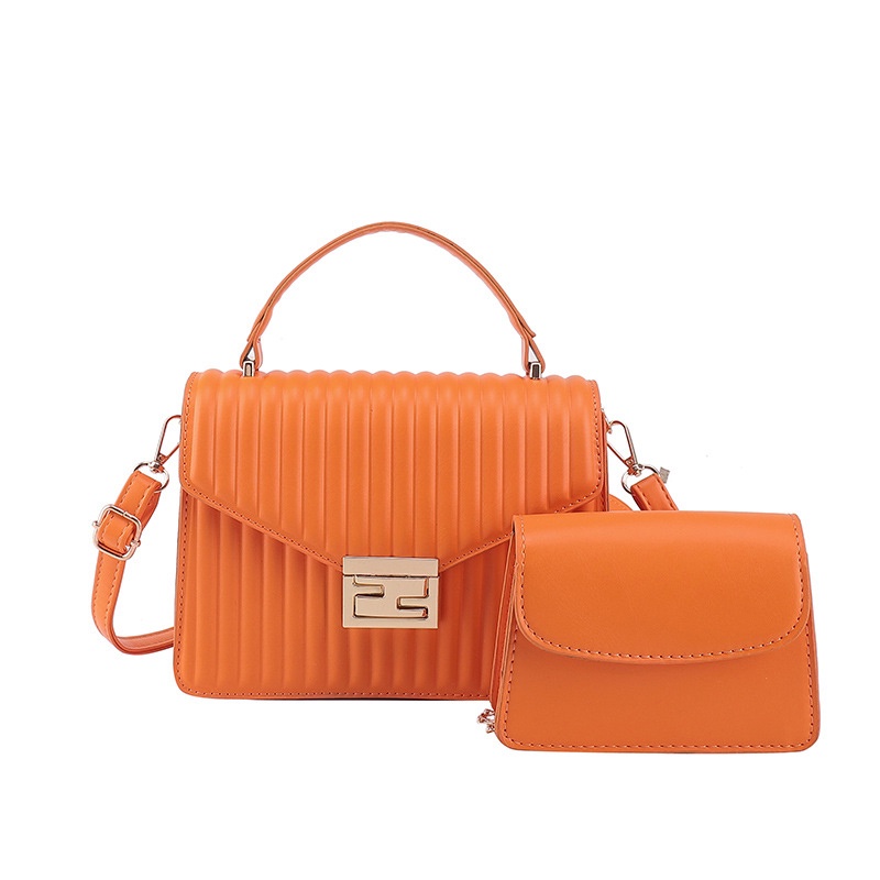 Túi Đeo Vai Một Bên Vai Xếp Ly Đơn Giản Cho Nữ