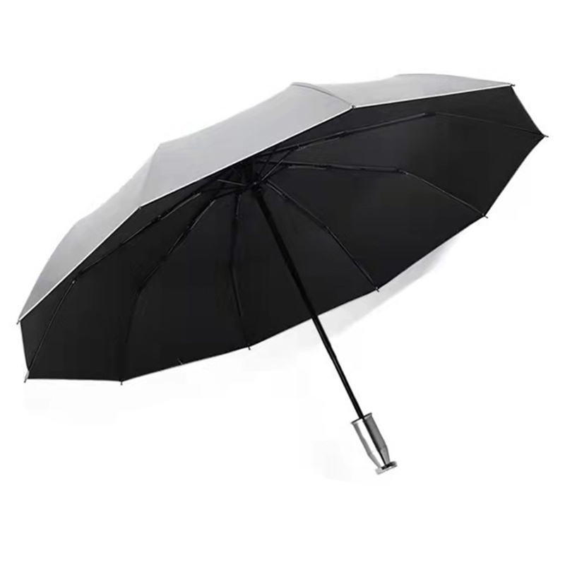 Dù Gấp Tự Động 10 Khúc Bằng Titan Chống Mưa Nắng Tiện Dụng
