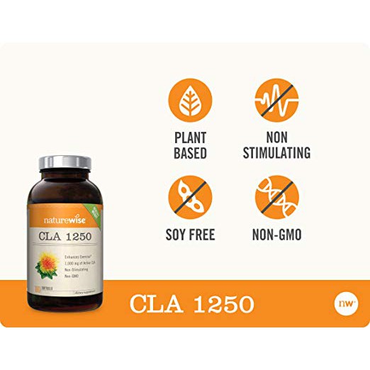 CLA 1250 Naturewise giảm mỡ, giảm cân an toàn nonGMO