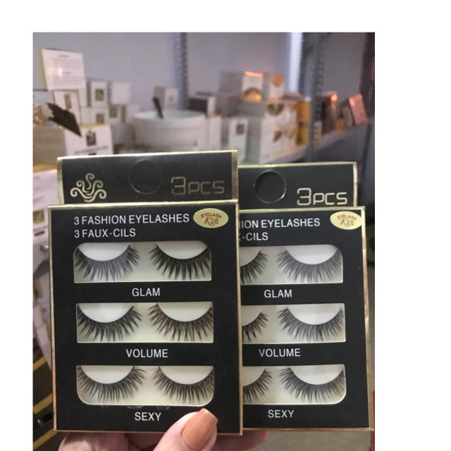 Mi giả 3D lông chồn