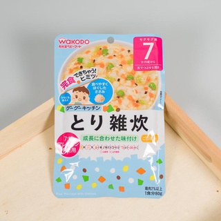 Cháo gói ăn liền Wakodo Cho Bé Từ 7 tháng+  80g