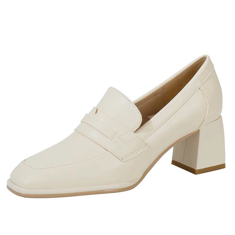 Giày Loafer cao gót