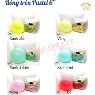 Bóng trang trí sinh nhật, trang trí party, sét 20, 50 ,100 bóng pastel 6 inch/ 15cm
