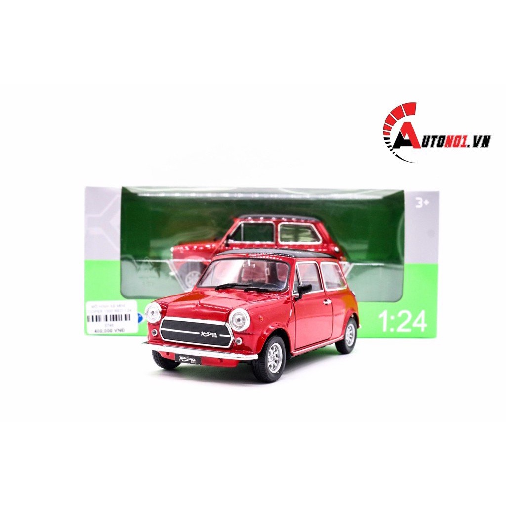 MÔ HÌNH XE MINI COOPER 1300 RED 1:24 WELLY 5746