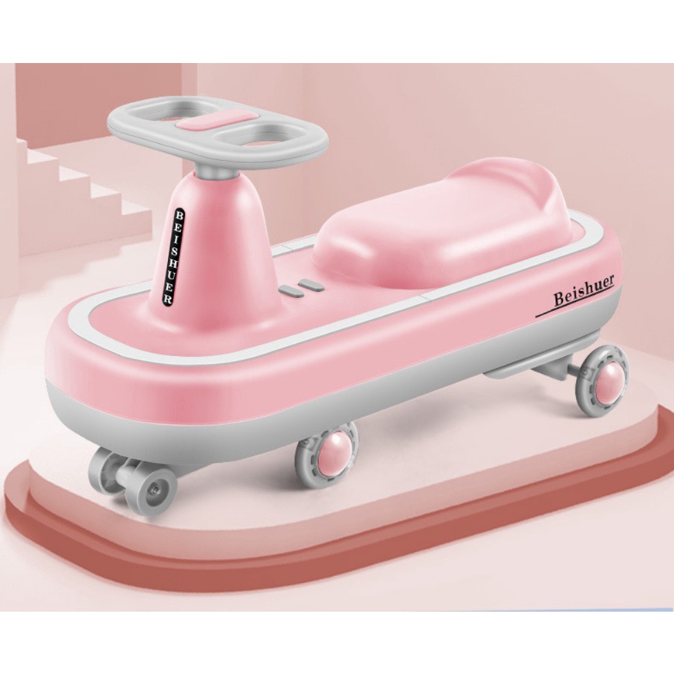 Xe lắc cho bé có nhạc phiên bản 2022 nhạc loa to, đèn led siêu sáng