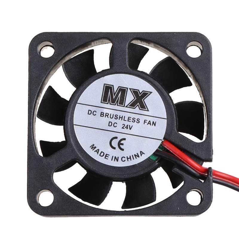 Quạt Tản Nhiệt 2-Pin DC 24V 2-Pin 40mm 40x40x10mm 4cm 4010s 9 Lưỡi Cho CPU Máy In 3D Mới