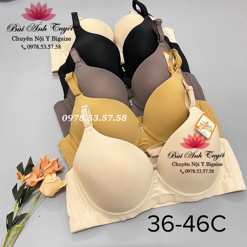 Áo ngực bigsize cup C 882 THÁI LAN sister hood ,có gọng,mút mỏng,siêu ôm gom ngực to,xệ - ÁNH MÚP BIGSIZE