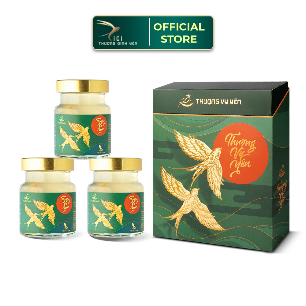 Tổ Yến Chưng Sẵn Nhân sâm CiCi Thượng Đỉnh Yến hũ 70ml nguyên chất Yến Sào Khánh Hòa thơm ngon bổ dưỡng tốt cho sức khoẻ