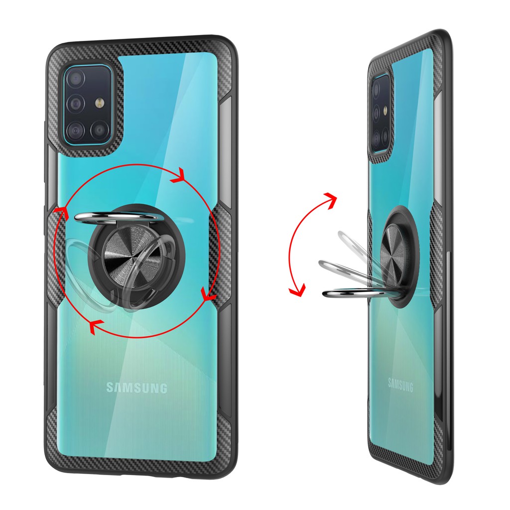 Ốp lưng Samsung A71 FREESHIP Từ 50k chống sốc giá đỡ lưng trong viền màu cao cấp