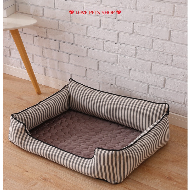 Thảm lót làm mát cho Chó Mèo bằng vải lụa - Love Pets Shop