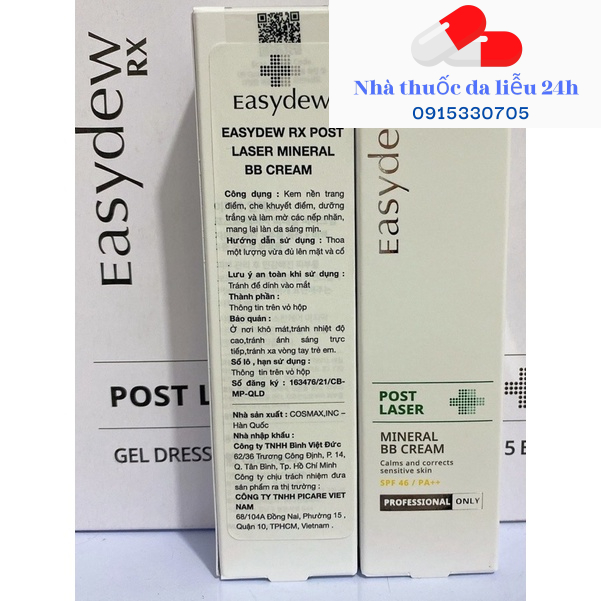 Easydew Ex Kem Chống Nắng Phục Hồi Da Repair Control Mineral BB Cream 50ml