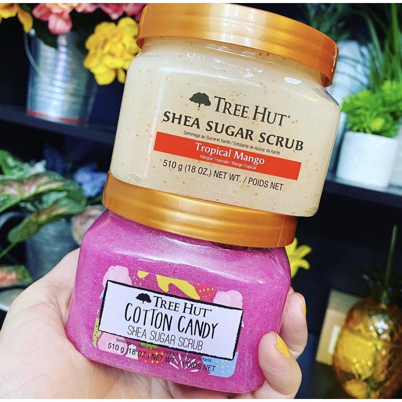 Tẩy tế bào chết body Tree Hut Shea Sugar - nhiều mùi
